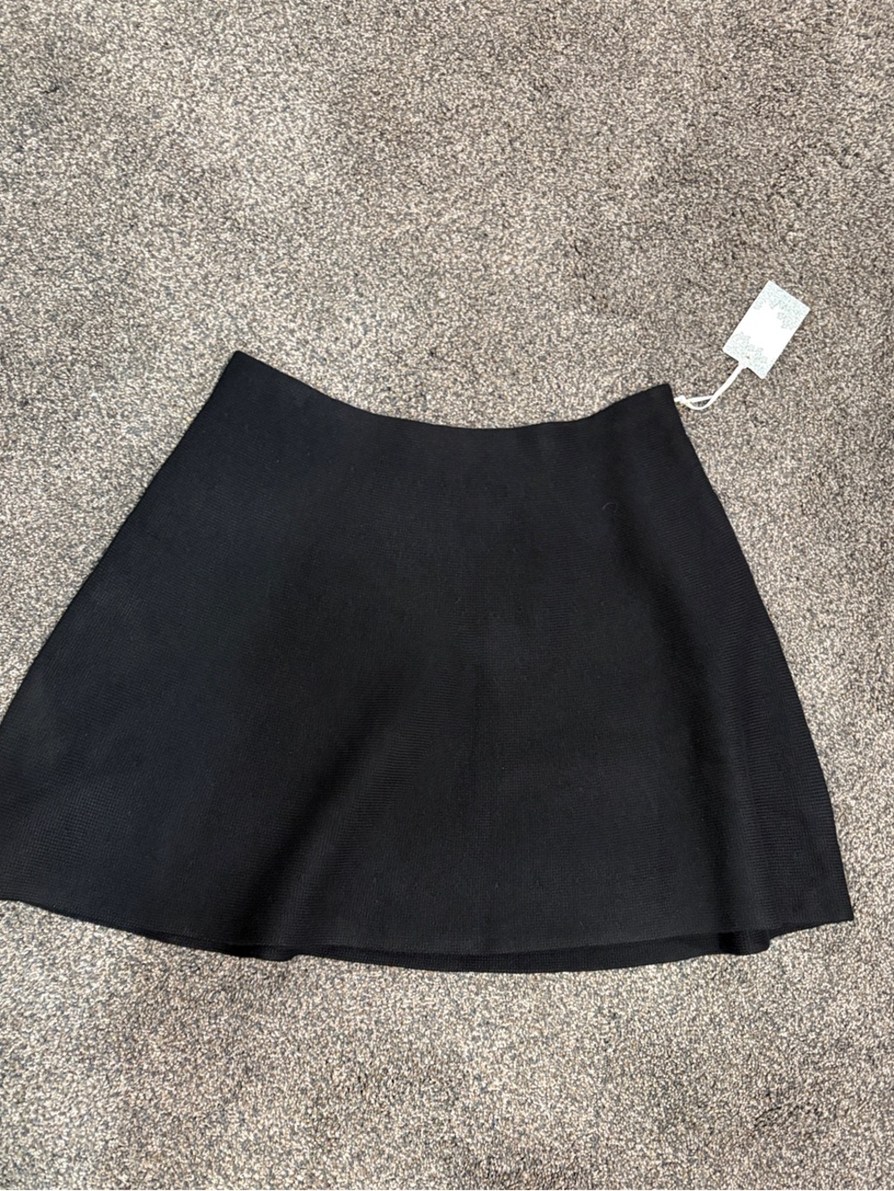 Classic Black Skater Skirt with Flared Silhouette